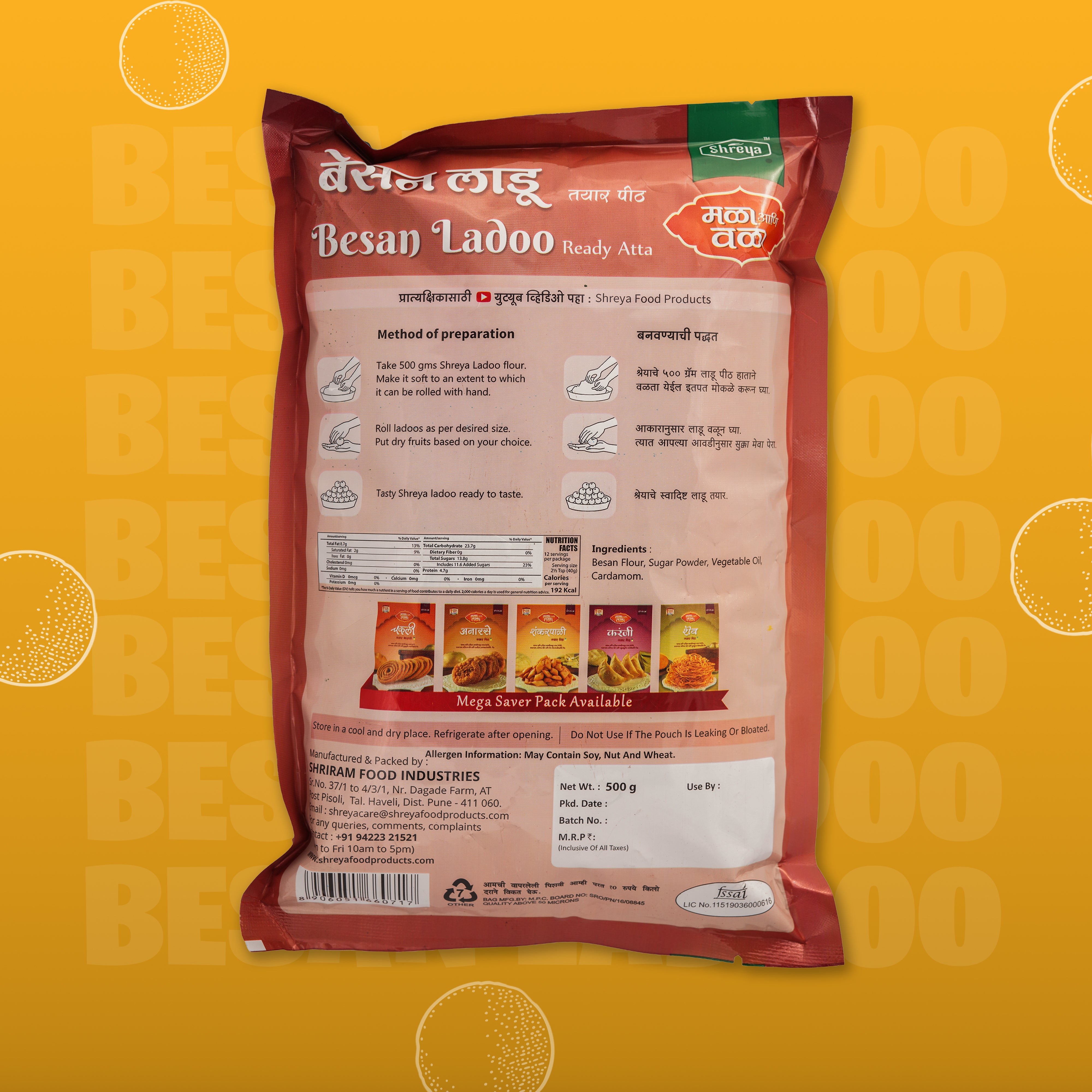 Besan Ladoo Ready Mix