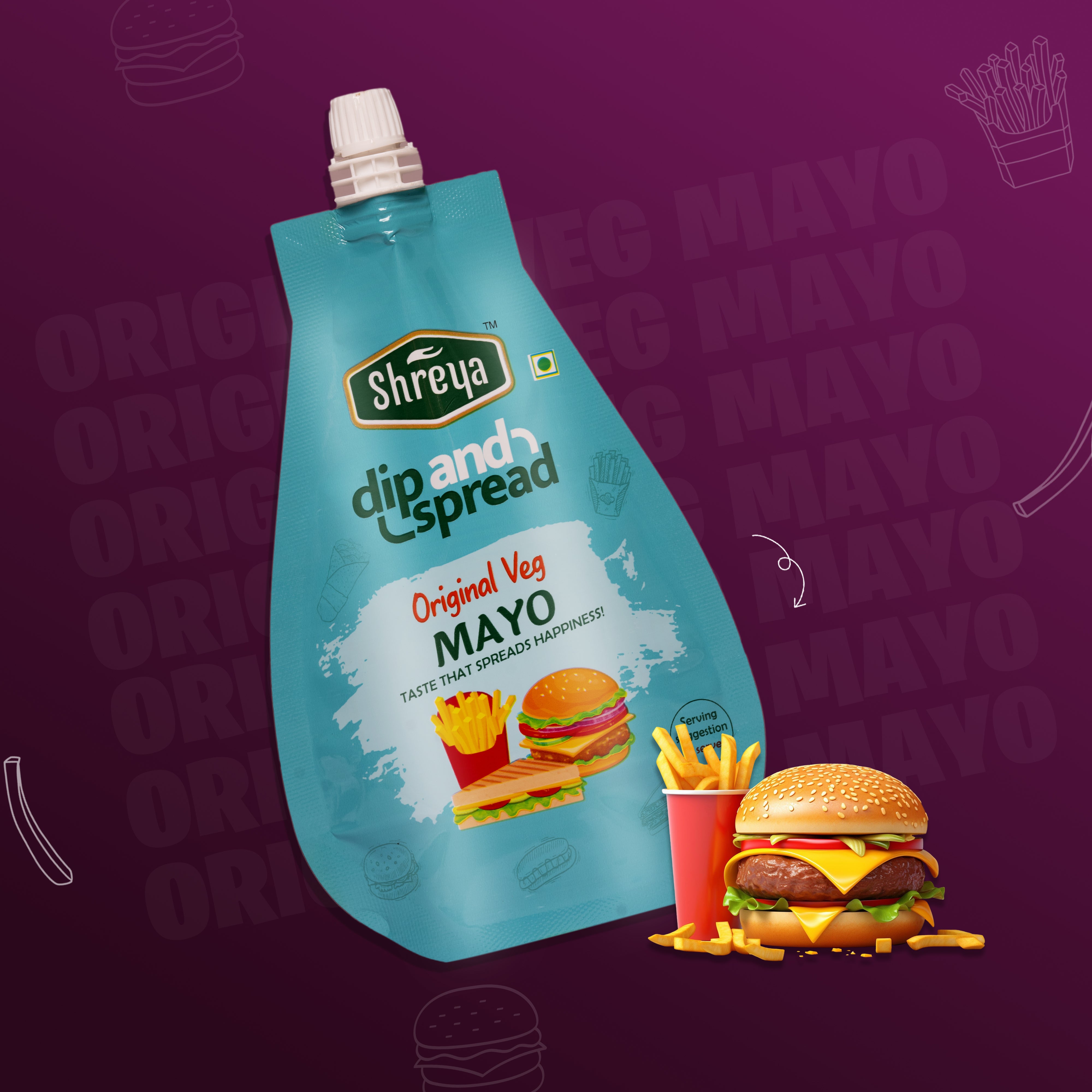 Shreya Dip and Spread – Original Veg Mayo