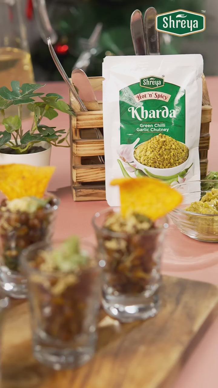 Load video: Kharda Green Chilli Garlic Chutney